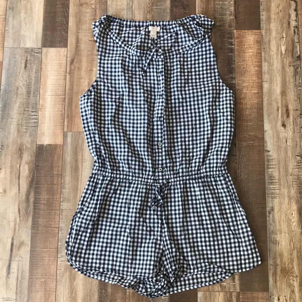 🌟JCrew Gingham Romper🌟
